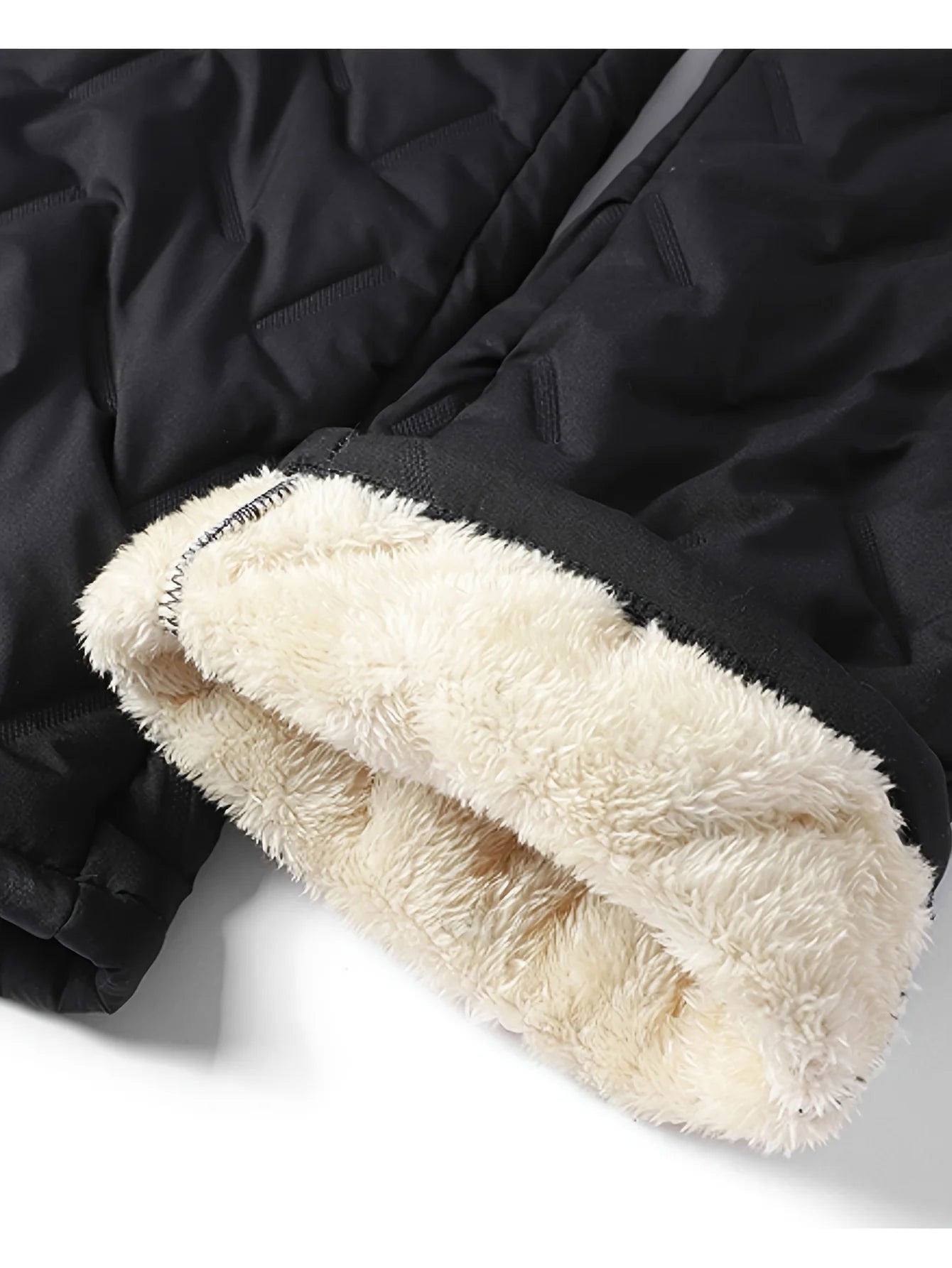 Men's Casual Pants Sets Man Autumn 2025 warm plus thickened Youth Clothing Trousers Y2k Baggy Windproof and warm casual pants