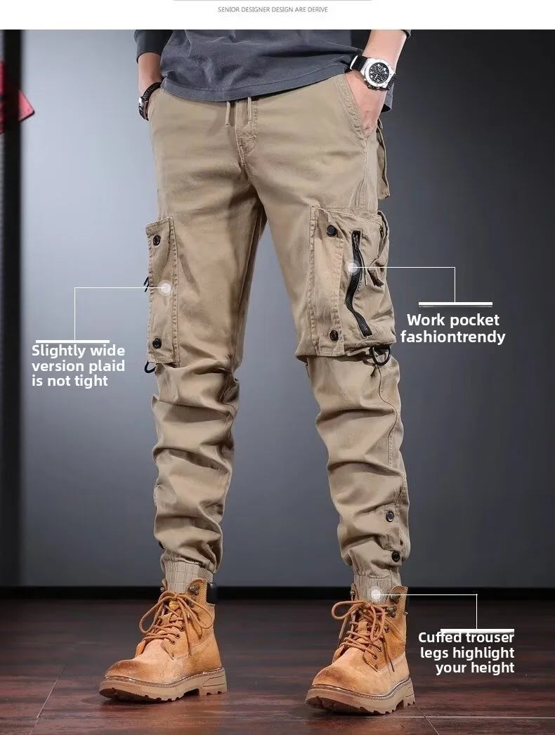 Workwear pants men's straight leg 2025 new functional urban outdoor commuting mountain tactical casual pants