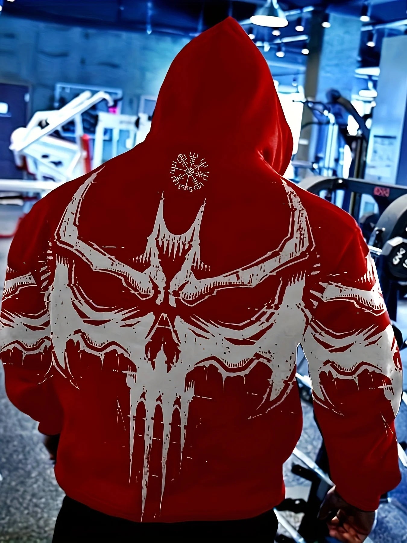 New Men's 3D Bat Printed Hoodie for Men and Women Casual Fashion Men's Hoodie Street Men's Tops