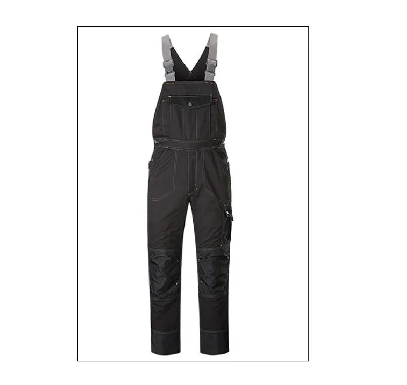 Welding Suit Working Bib Overalls Protective Working Jacket Men Workwear Tooling Uniform Mechanic Multi-Pocket Cargo Pants S-5XL