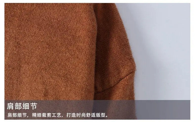 Men Turtleneck Sweater Classic Gradient Knitted Pullover Vintage American Fit Loose Harajuku Men's Knitwear Sweaters Multicolors