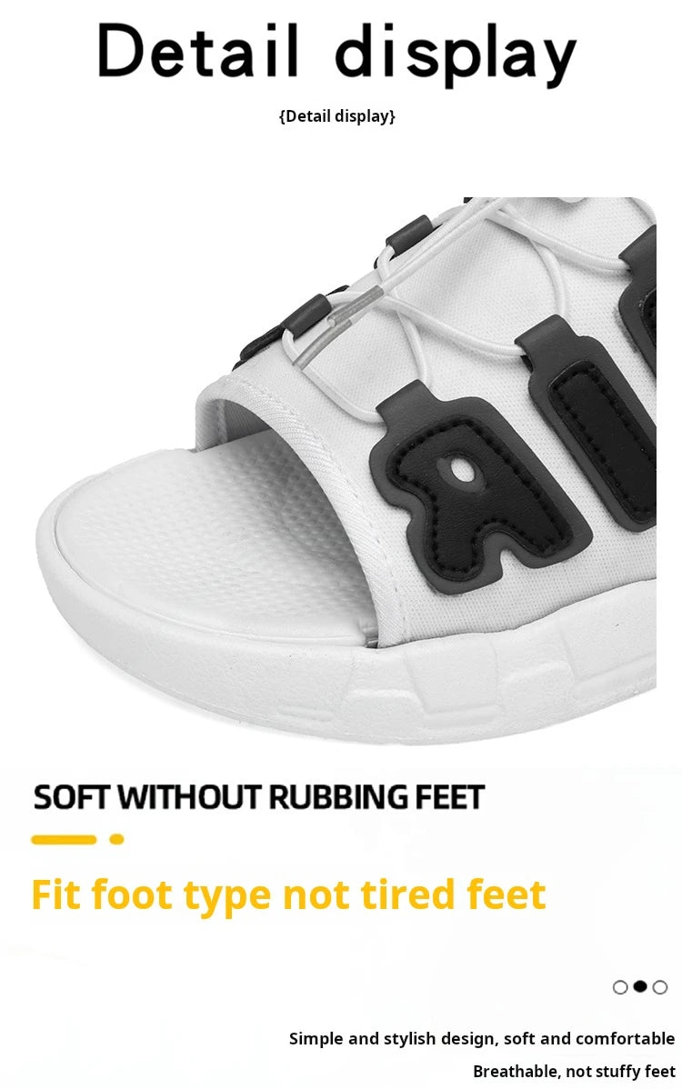 Slippers Men Air Cushion Design Slide Man Summer New PVC Soft Non-slip Men's Sports Slippers for Men Flip Flops Chanclas Hombre