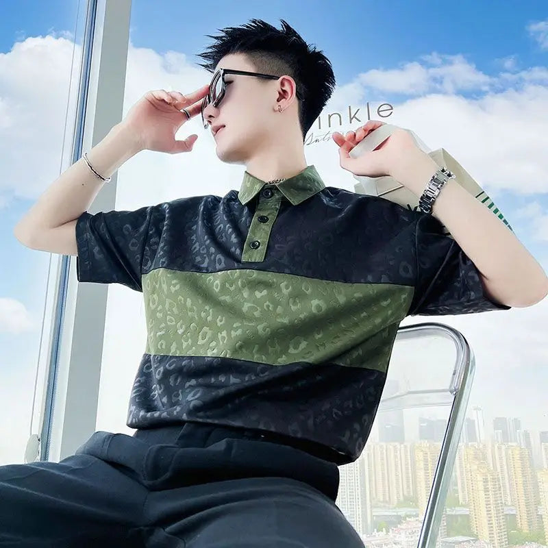 Summer Shirts for Men New 2025 Trendy Brand High-end Short-sleeve Stylish Tops