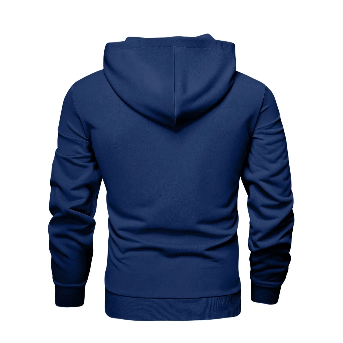 Men Autumn New Sweatshirt Tops Simple Solid Fitting Button Zipper Hoodie Daily Casual Sports Street Matching Pullover Sweatshirt