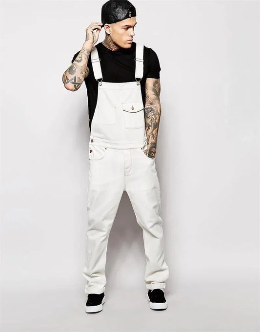 Fashion Youth Strap Pants Streetwear Male Slim Fit Splicing Pocket Straight Trousers Four Seasons Daily Casual Men's Clothing 23