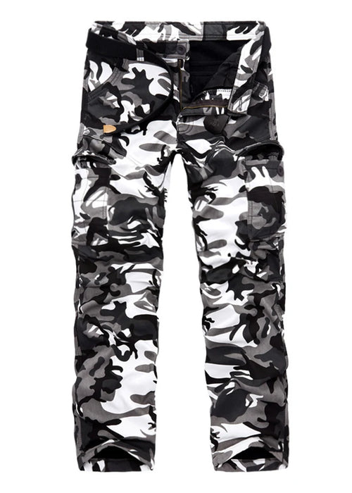 HoHigh quality men's jeans camouflage hunting pants multi-pocket men's army pants (without belt)