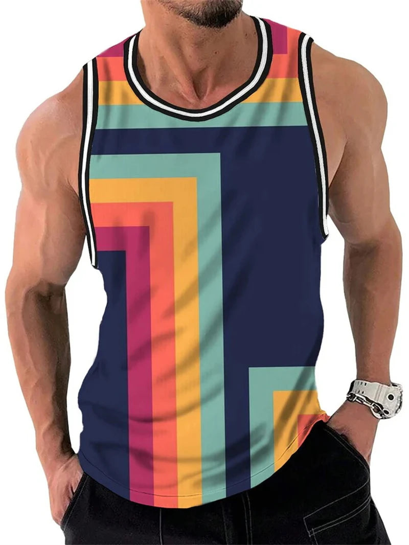 Newest Cool 3D Tank Tops Man Fashion Casual Sleeveless Tops Men Women Summer Streetwear Fitness Vest Bodybuilding Tank Tops Tee