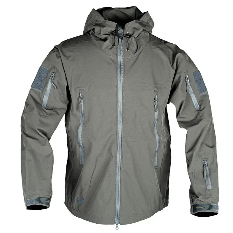 Men's Tactical Outdoor Jacket Army Summer Lightweight Climbing Training Windproof Windbreaker Anti - UV Tear - Resistant Smooth