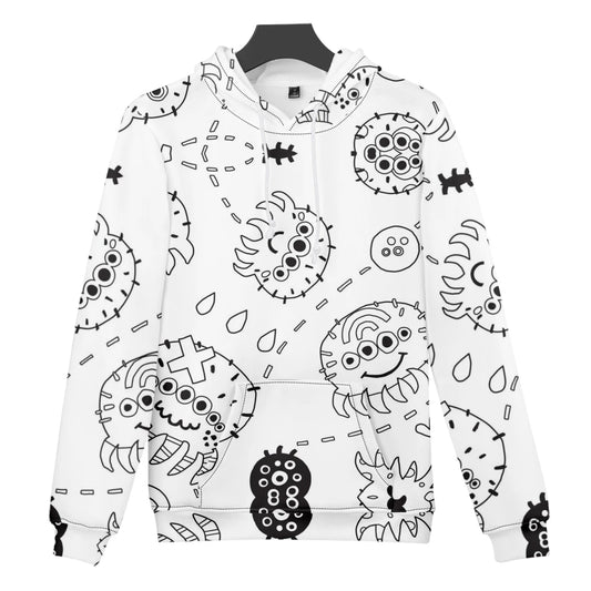 New Men's Long Sleeve New Large Pocket Loose Casual Pullover Spring Autumn Fashion octopus Hoodie