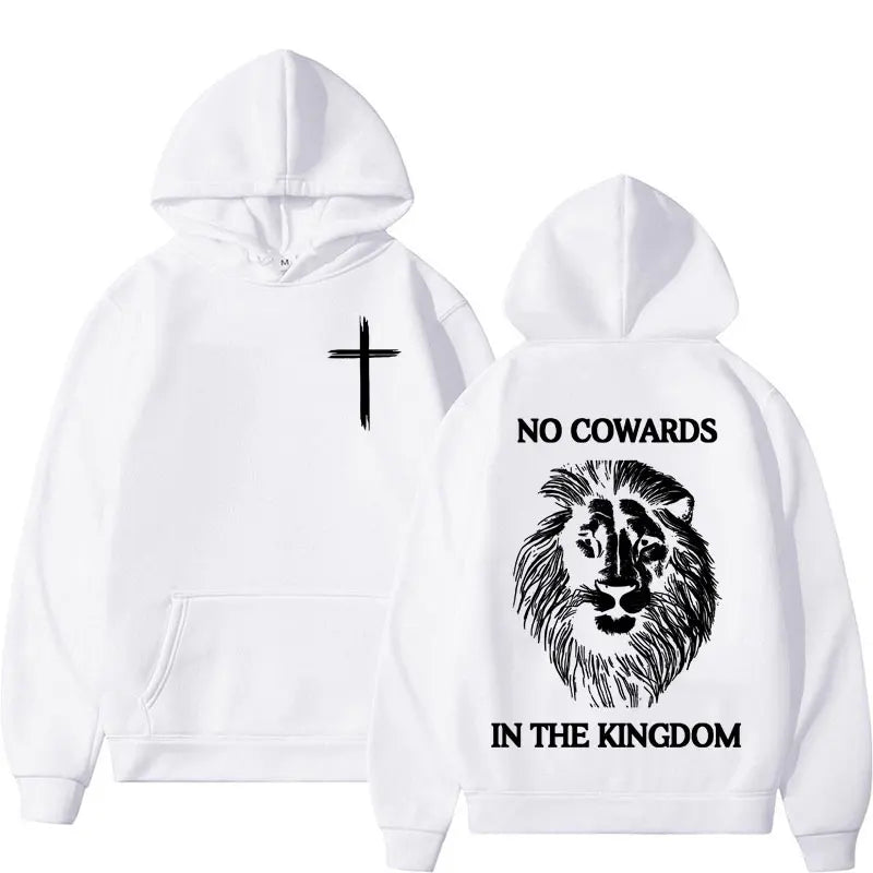 Lion Of Judah Christian Aesthetic Cotton Hoodie Harajuku Vintage Men Women Fashion Casual Autumn Pullover Sweatshirt Streetwear