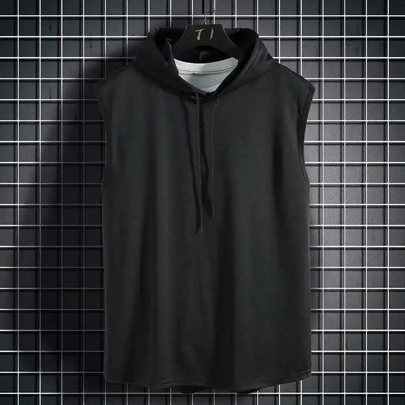 MRMT 2025 Brand New Men's Tank Tops Vest Sleeveless Tees For Male Hooded Man Vests Tops Hip Hop Men Tank Top Hoody T shirt