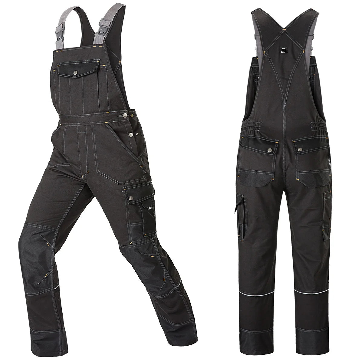 Welding Suit Working Bib Overalls Protective Working Jacket Men Workwear Tooling Uniform Mechanic Multi-Pocket Cargo Pants S-5XL