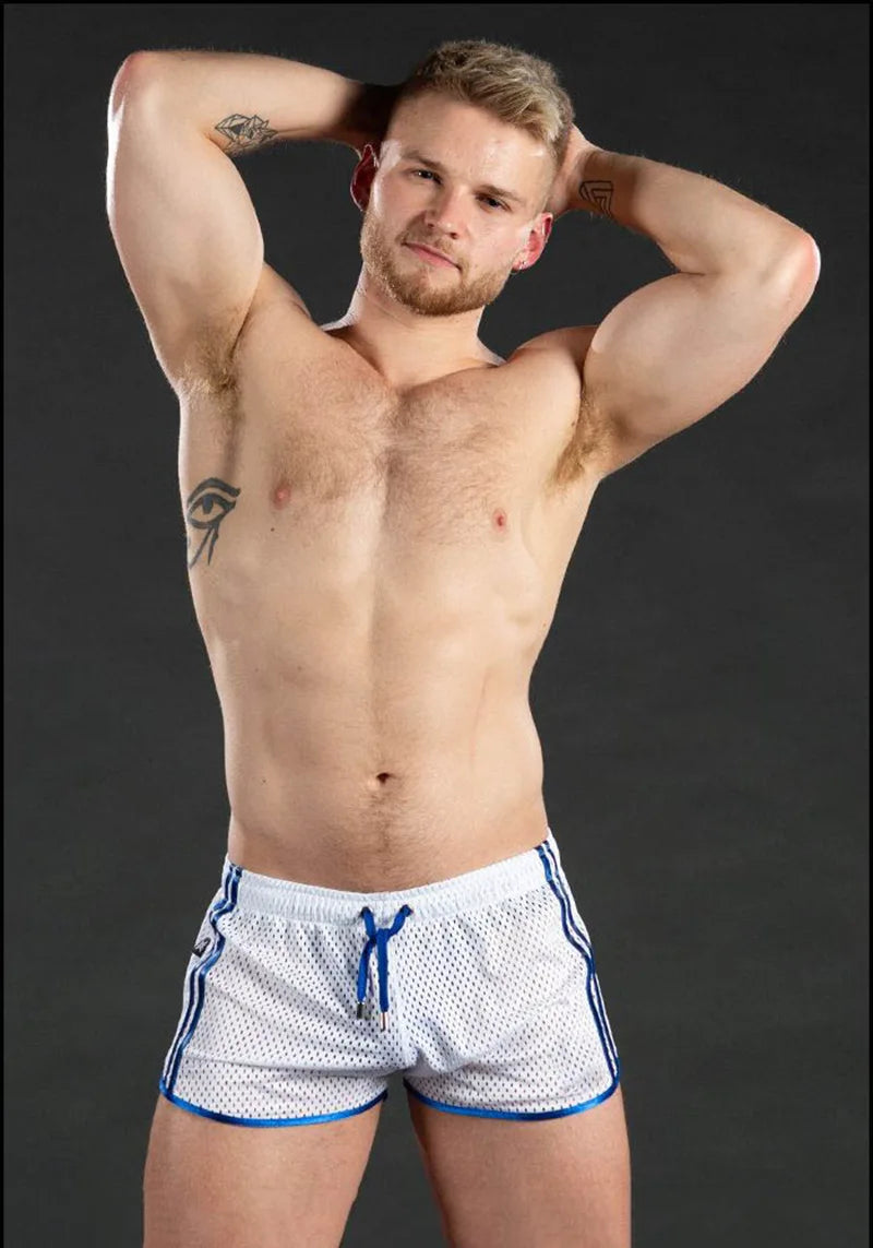 Men's sweatpants hole dry breathable sexy beach outdoor casual three-quarter pants（MNDK-05)