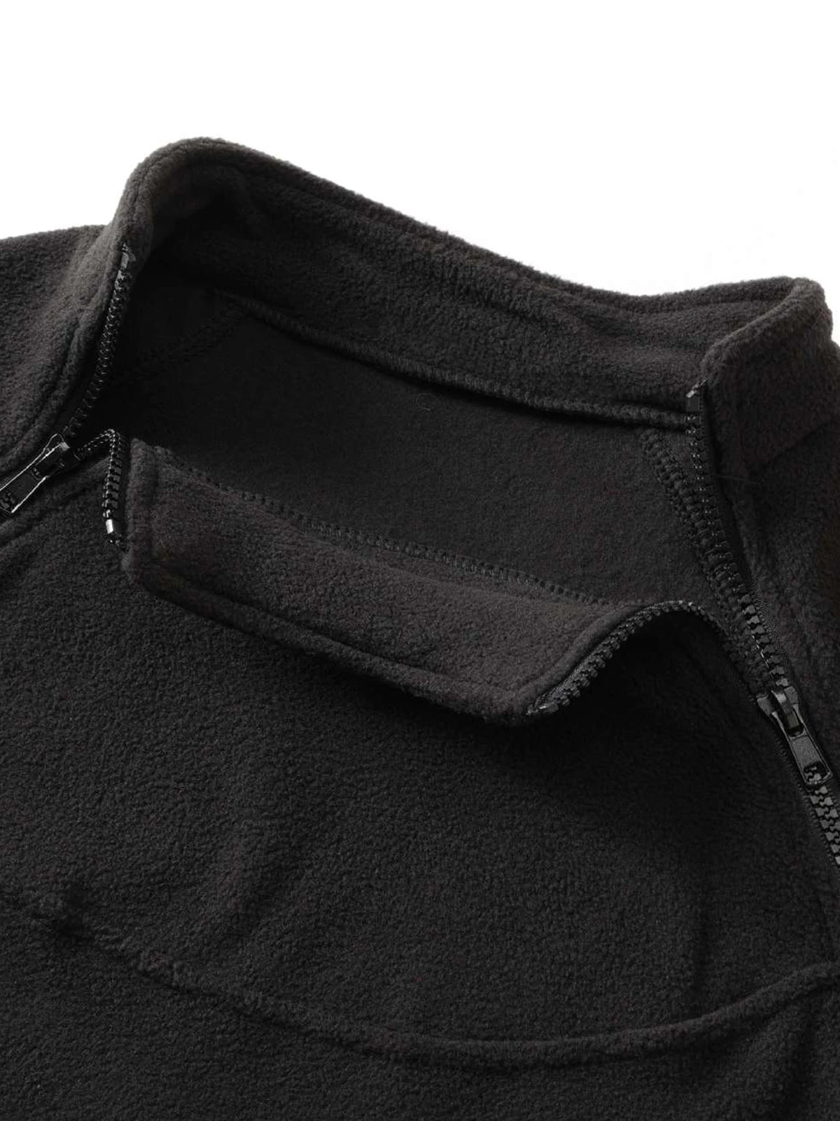 Men's Warm Polar Fleece Hoodies Spring Autumn Winter Tactical Long Sleeve Pullover Fashion Zipper Design Sweatshirt Streetwear