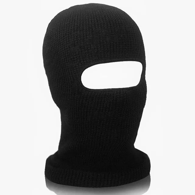 New Full Face Cover Ski Mask Hat 3 Holes Balaclava Army Tactical CS Windproof Knit Beanies Bonnet Winter Warm Unisex Caps