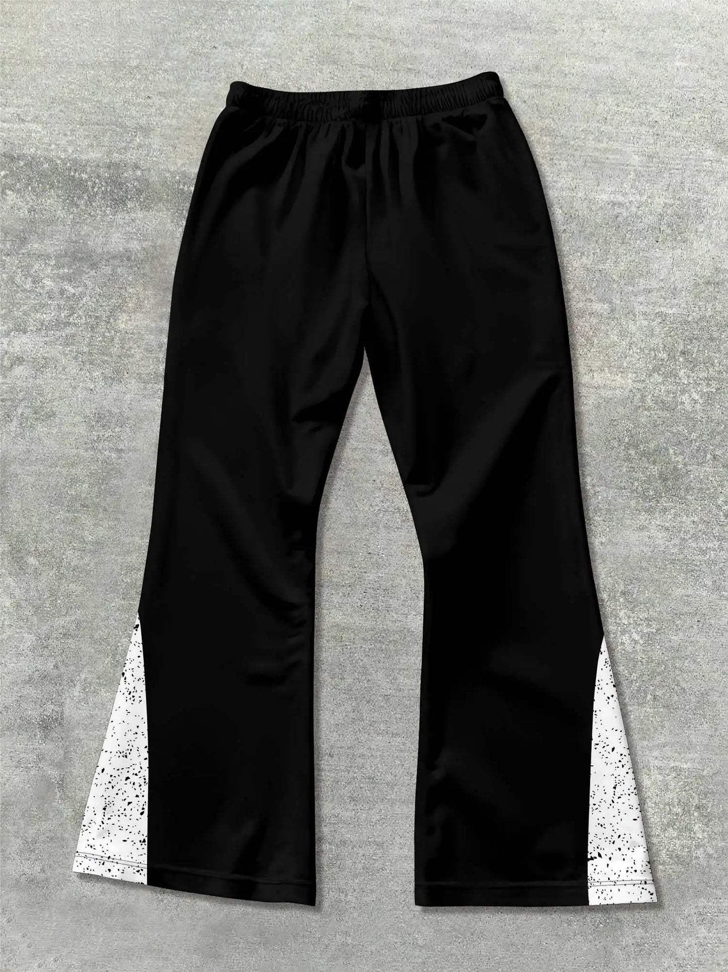 Y2k Flared Pants Men Loose 3D Print Trousers Casual Sweatpants Mid Waist Sporty Female Clothes Streetwear Hip Hop Vintage Pants