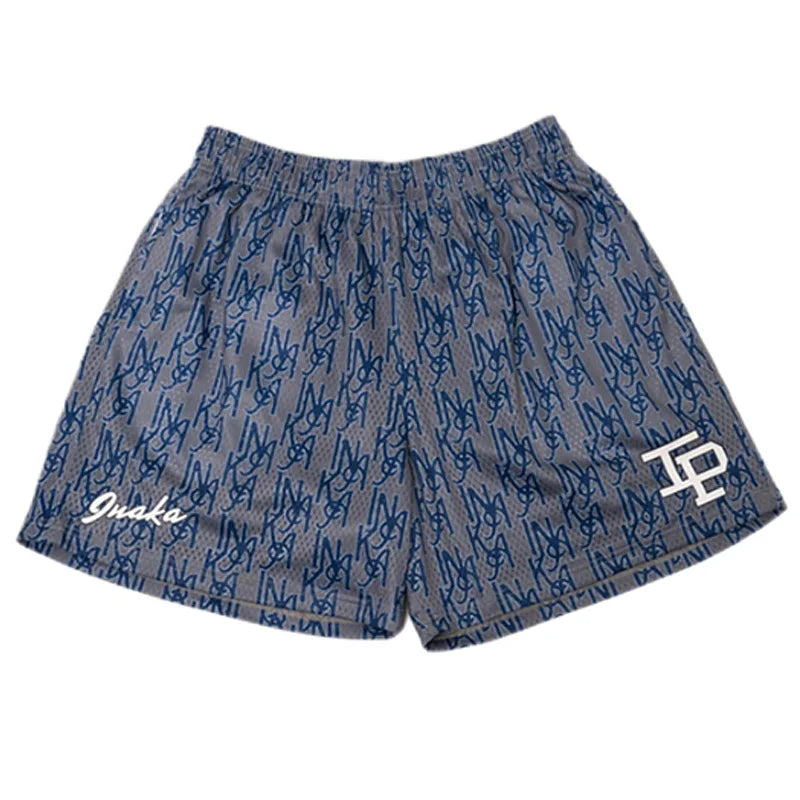 Mens Clothing IP Trend Casual Sports Shorts Gym Fitness Quick Dry Breathable Mesh Beach Basketball Jogger Short Pants Sweatpants
