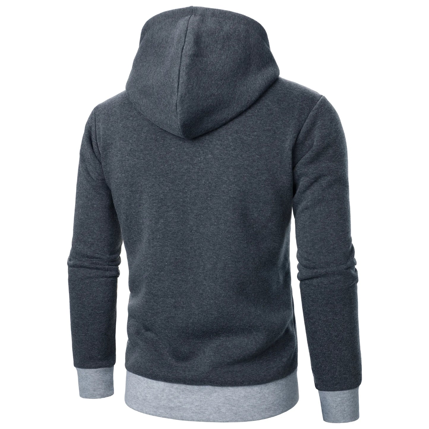 New Men Sweatshirts Jackets Korean Style Daily Casual Sportwear Simple Side Zipper Hooded Tracksuits Youth Hoodies Outerwear