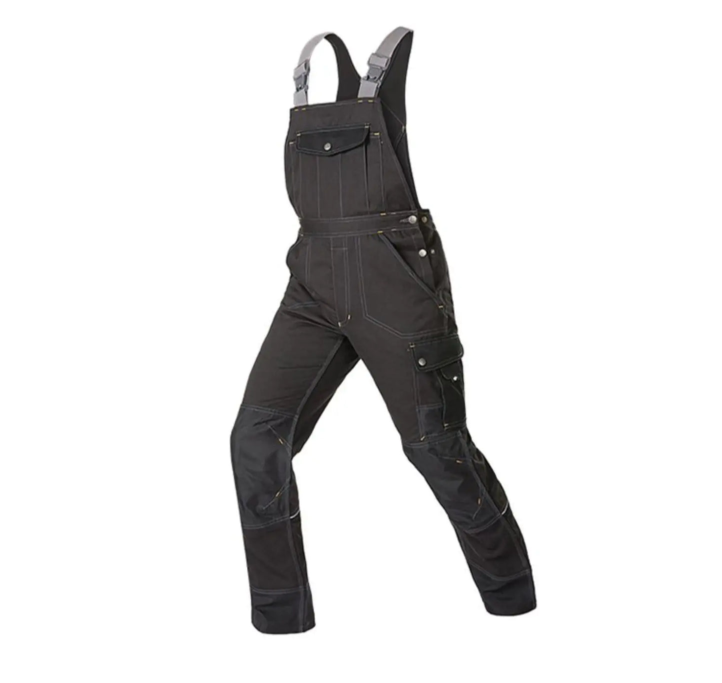 Welding Suit Working Bib Overalls Protective Working Jacket Men Workwear Tooling Uniform Mechanic Multi-Pocket Cargo Pants S-5XL