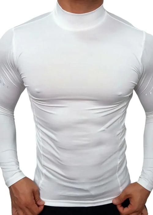 Running T-shirt Men's Compression Shirt Fitness Workout Long Sleeve T-shirt Gym Training Tops Muscle Tees