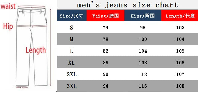 Men Jeans Solid Pockets Stretch Denim Straight Pants Spring Summer Business Casual Trousers Daily Streetwear Men's Clothing