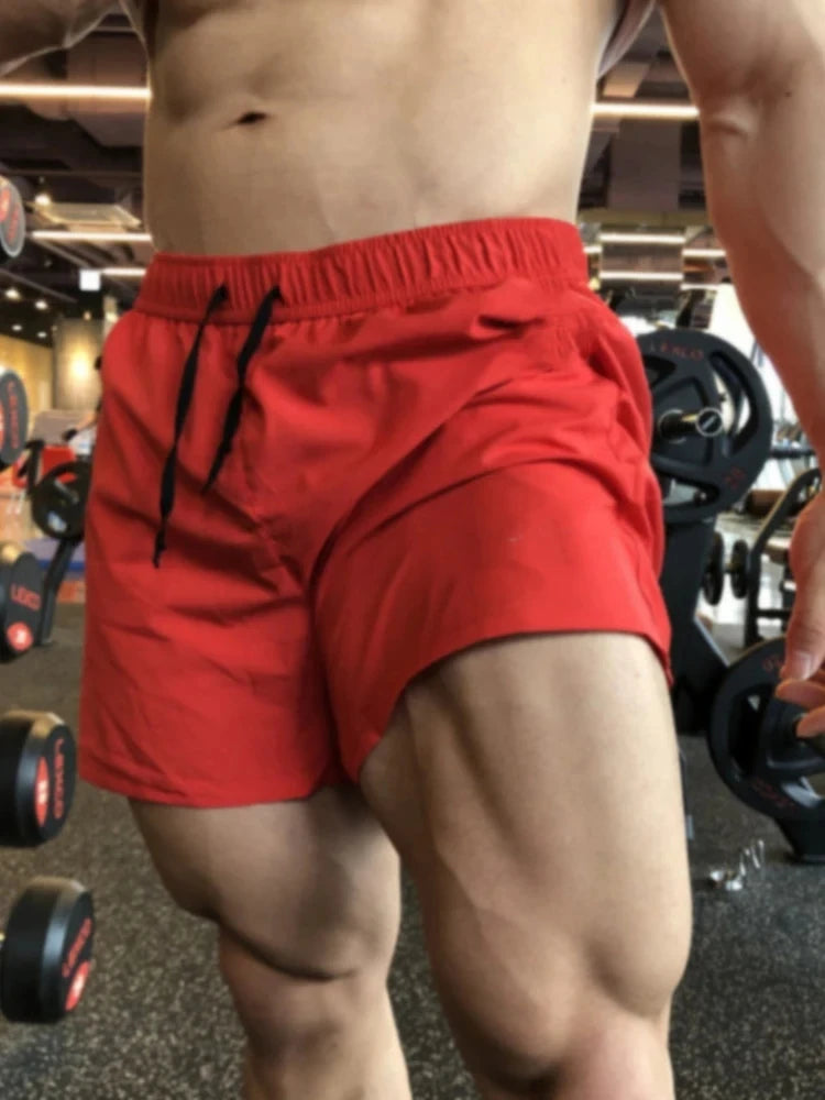 Running Shorts Summer Gym Sportswear Men Jogging Outdoor Sports Shorts Fitness Man Quick Dry Breathable Pants Male Clothing ﻿
