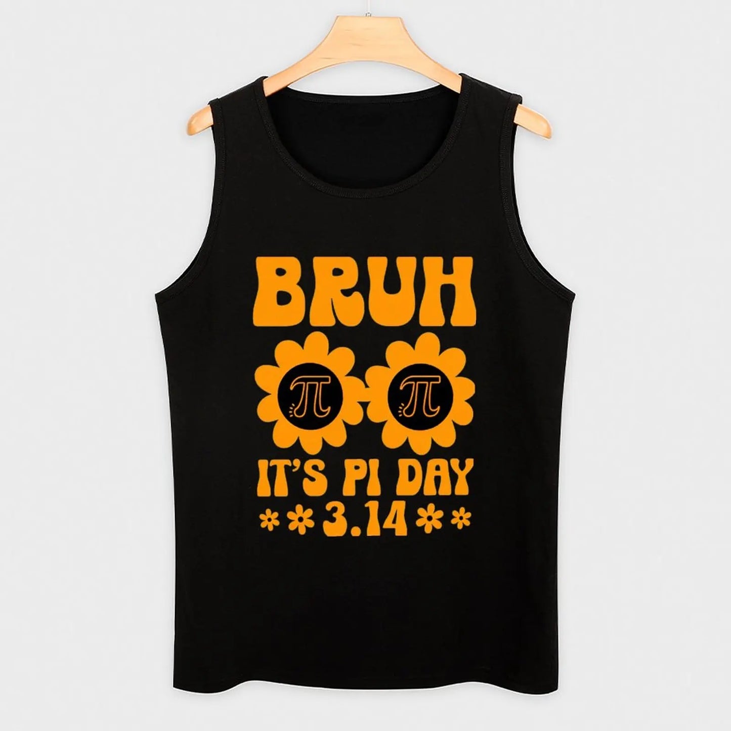 Bruh It’s Pi Day 3.14 Tank Top Man clothes for gym T-shirt male Body man anime t-shirts