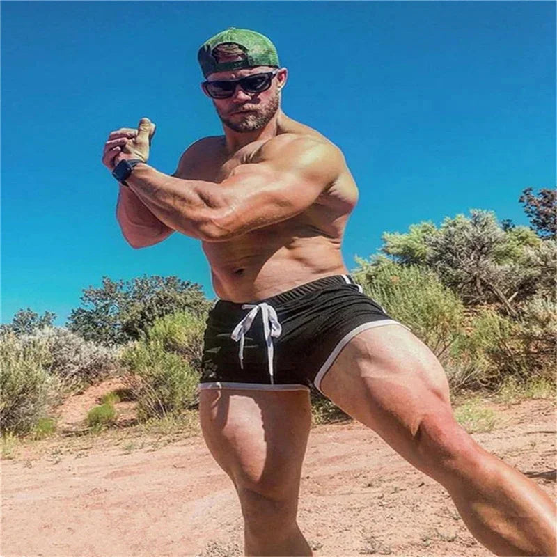 NEW Summer Sports Shorts Men Fitness Sweatpants 12 colors Breathable Short Pants Mens Gym Quick Dry jogger mesh men beach Shorts