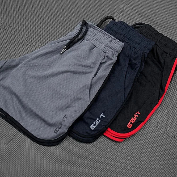 Summer Men Sports Running Shorts Training Soccer Tennis Workout GYM breathable Quick Dry Outdoor Jogging Men Elastic Shorts