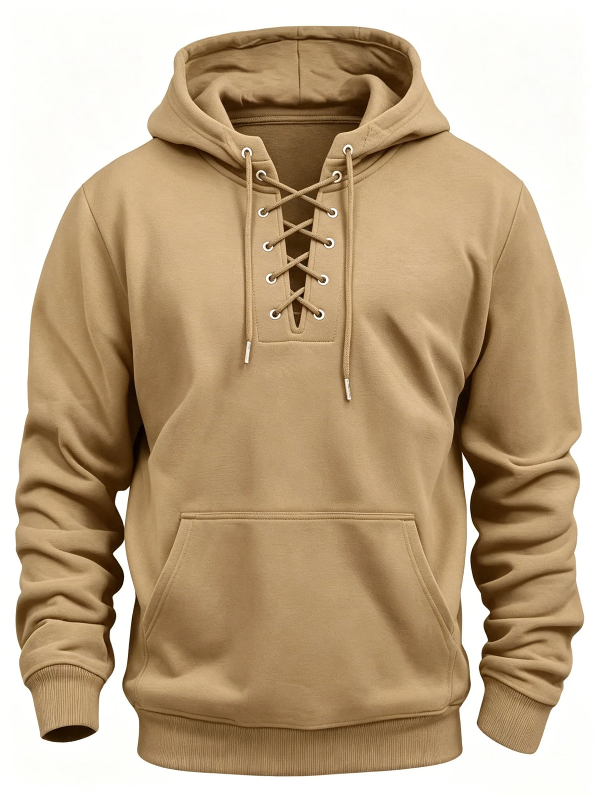 New Autumn And Winter Cross Strap Hoodie, Versatile for Daily Commute, Fashion Loose Trendy Hoodie for Men