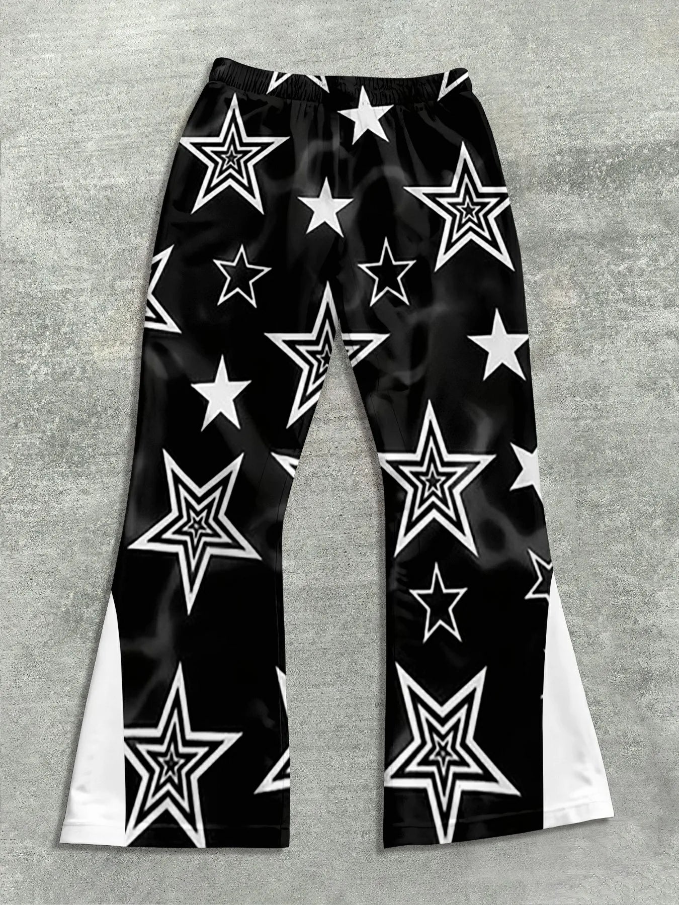 Y2k Flared Pants Men Loose 3D Print Trousers Casual Sweatpants Mid Waist Sporty Female Clothes Streetwear Hip Hop Vintage Pants