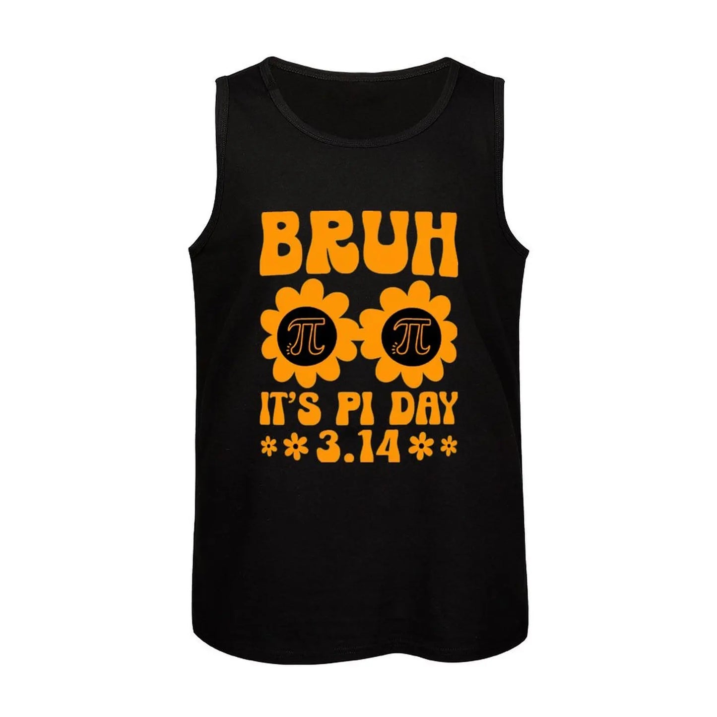 Bruh It’s Pi Day 3.14 Tank Top Man clothes for gym T-shirt male Body man anime t-shirts