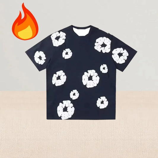 2025 New Trend High Street Fashion Women's Daily Short Sleeve T-Shirt Men's Quick-Drying Breathable Skin-friendly
