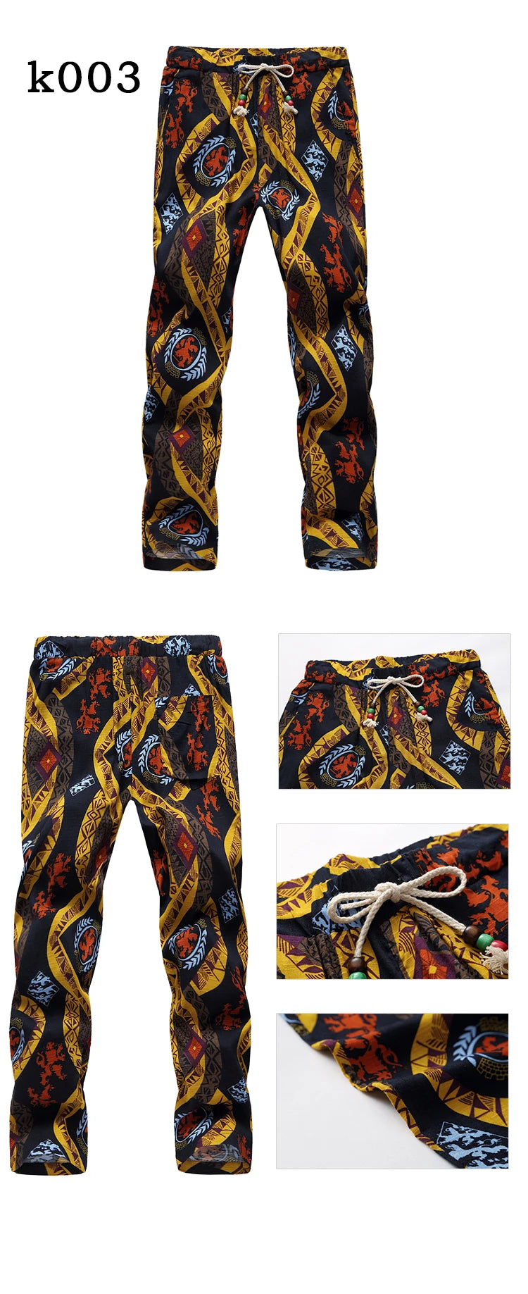 Summer thin men's large size shorts floral sports leisure nine-minute pants