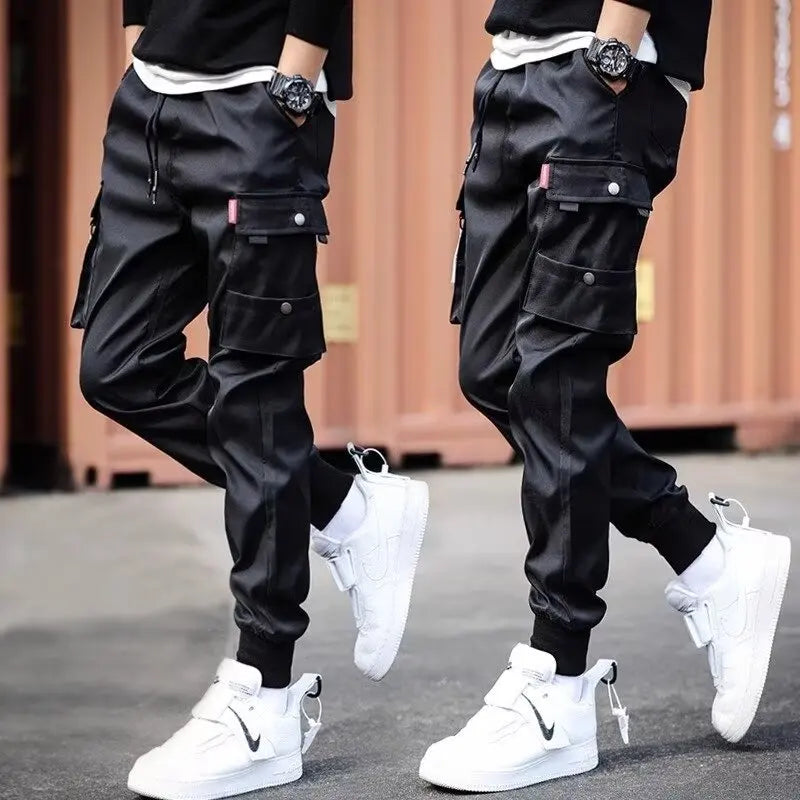 New Men's Cargo Pants, Thin Trousers, Comfortable and Breathable, Outdoor Casual, Wearable, Running, Cycling, Multi-pocket