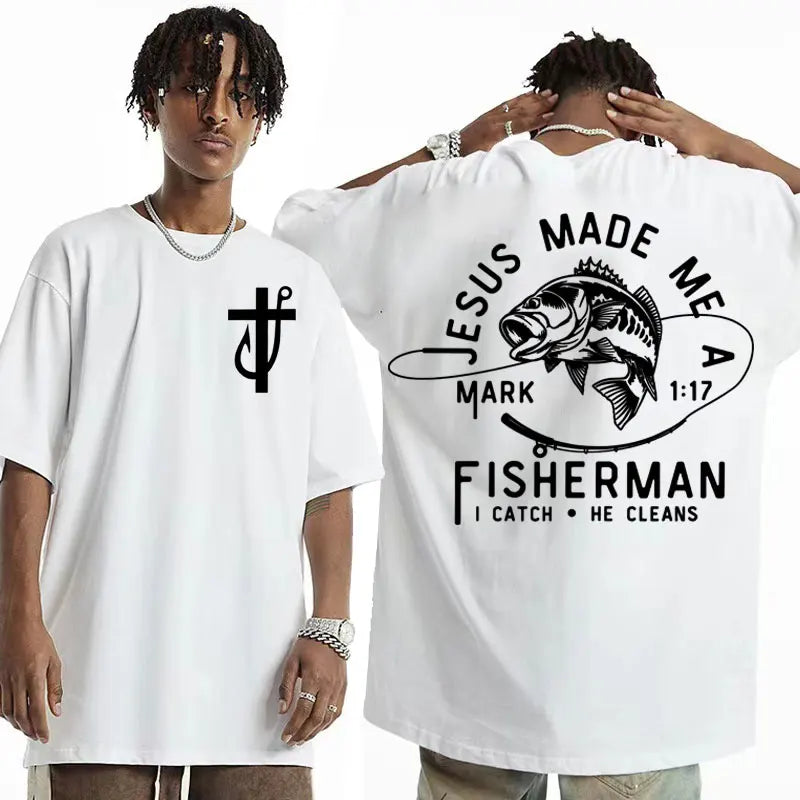 Men Christian Gifts Bible Verse Print T-Shirt Women Clothing Aesthetic Oversized T Shirts 100% Cotton Cozy Short Sleeve T-shirts