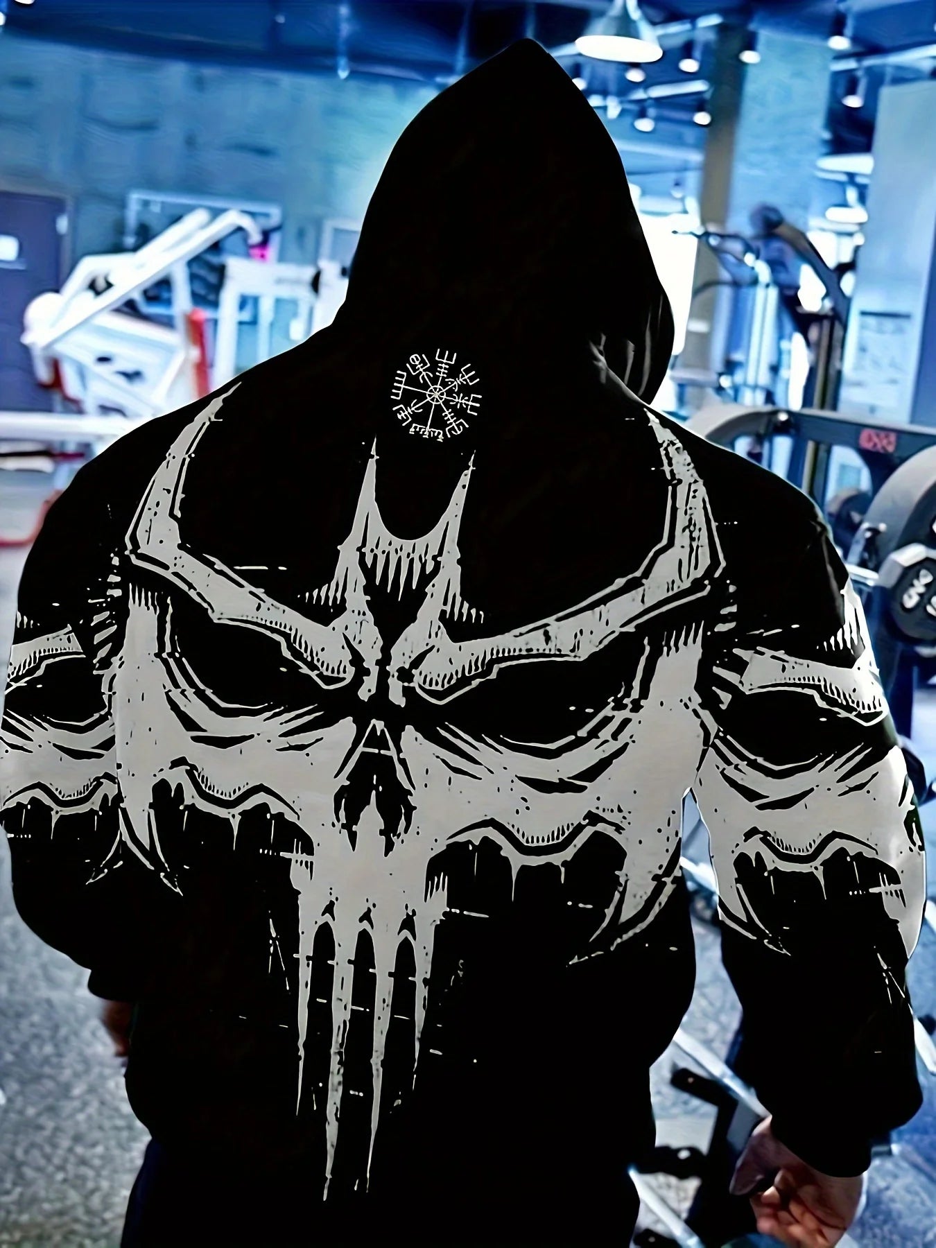 New Men's 3D Bat Printed Hoodie for Men and Women Casual Fashion Men's Hoodie Street Men's Tops