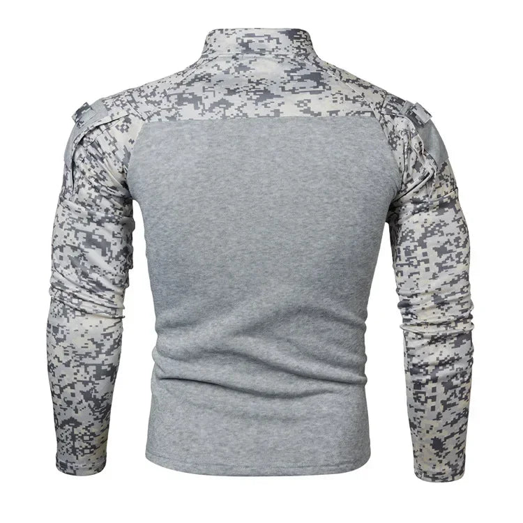 New Pullovers Outdoor Sweatshirt Men Casual Slim Uniform Camouflage Hoodie Clothes Jogging Sweatshirts Long Sleeve Tops