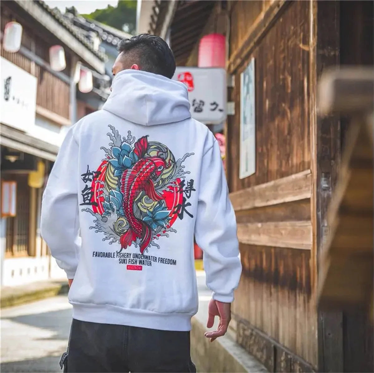 Fashion Men Hip Hop Hoodies Japanese Casual Sweatshirts Streetwear Men Women Loose Pullover Hapan Harajuku Devil Hoodie Male