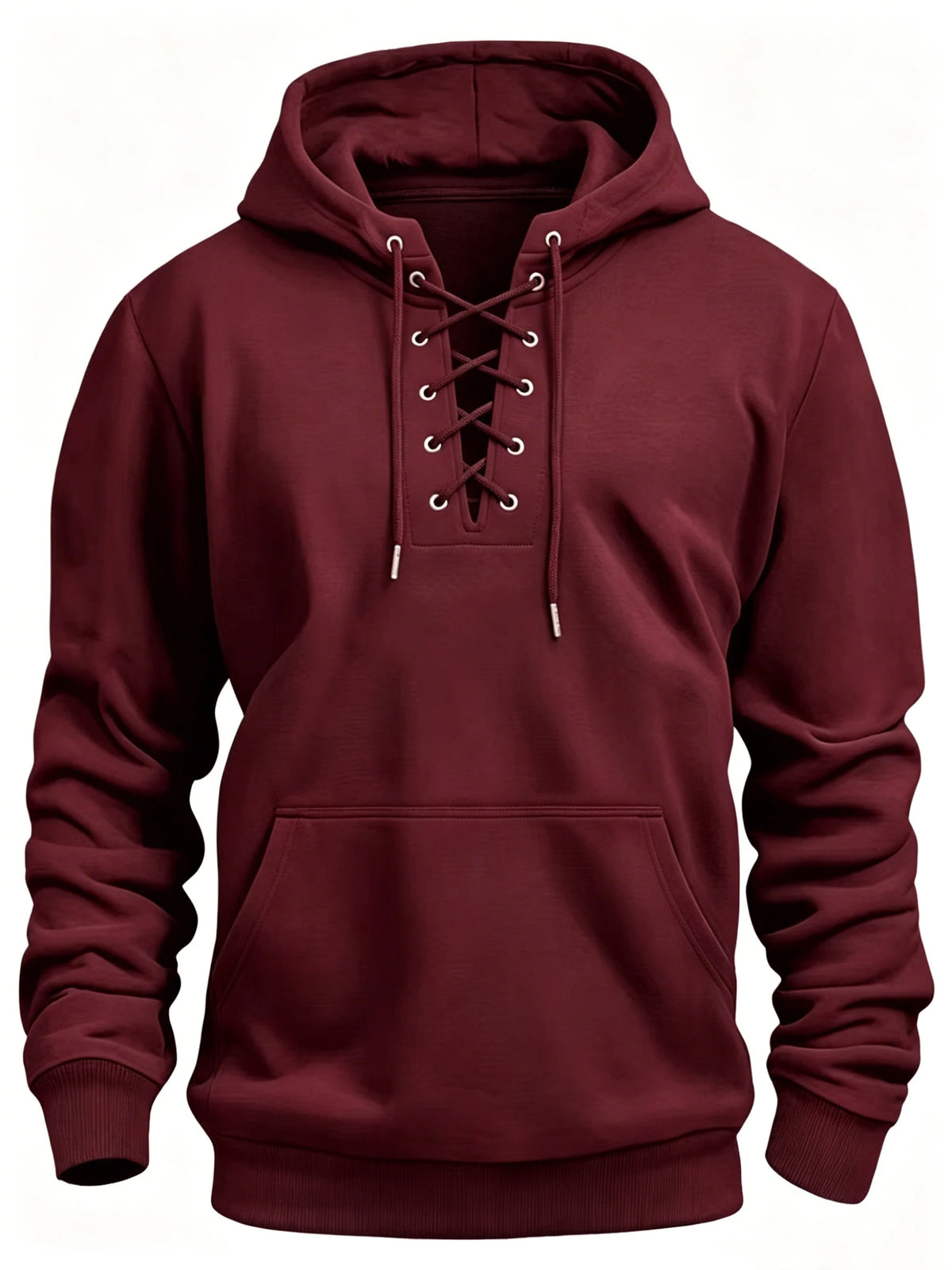 New Autumn And Winter Cross Strap Hoodie, Versatile for Daily Commute, Fashion Loose Trendy Hoodie for Men