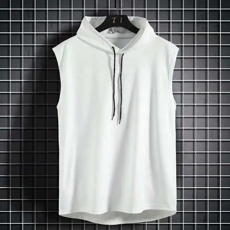 MRMT 2025 Brand New Men's Tank Tops Vest Sleeveless Tees For Male Hooded Man Vests Tops Hip Hop Men Tank Top Hoody T shirt