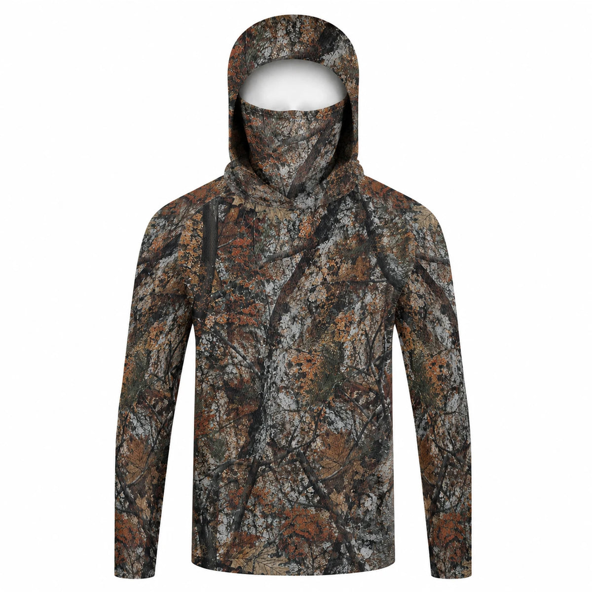 Men Hood Fishing Shirt long sleeve fishing t shirt uv protection Fishing Apparel Sun protection in summer