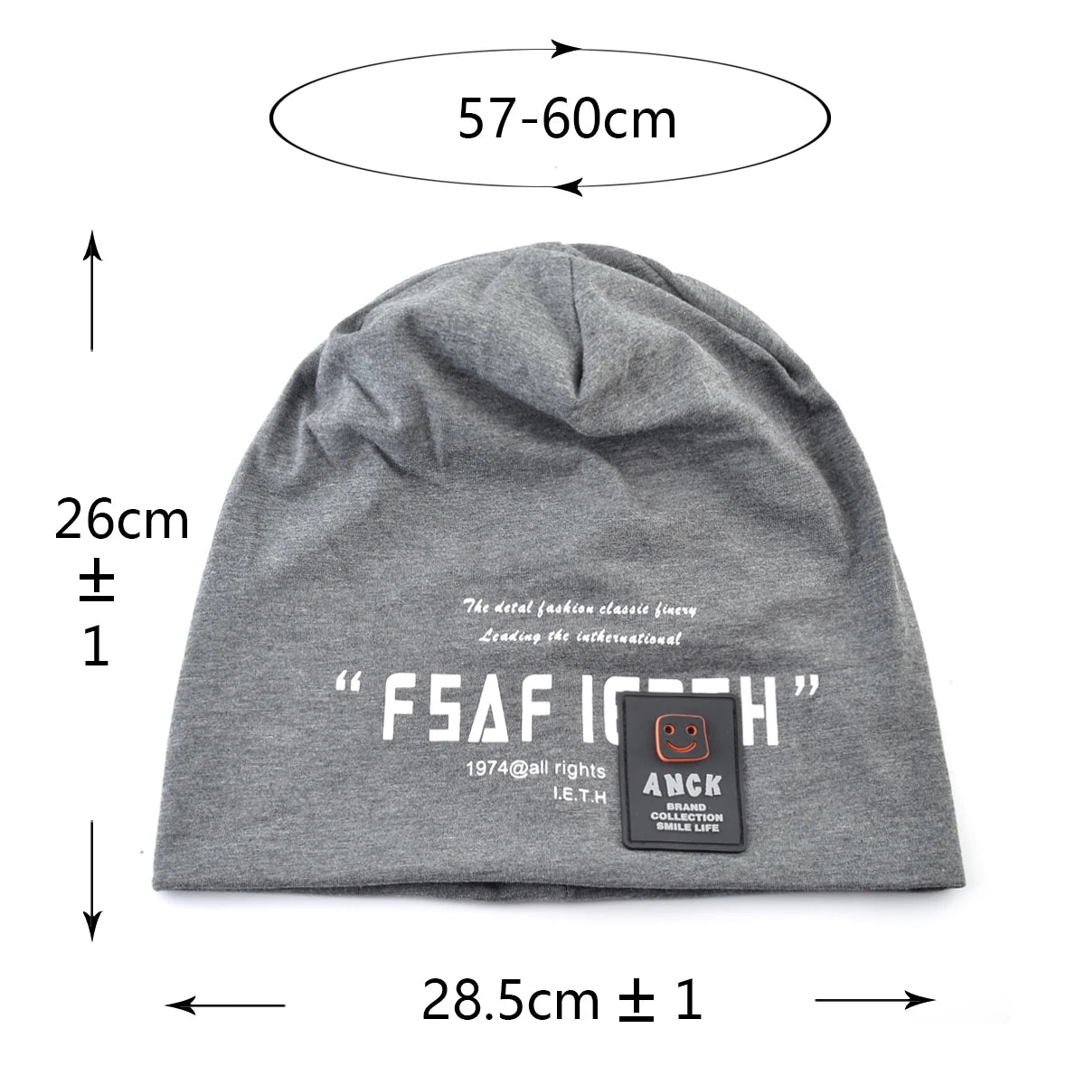 Men's Beanie Hats Autumn Outdoor Thin Casual Skullies Beanies Printing Letters Streetwear Hip Hop Bonnet Gorras Men Spring Hat