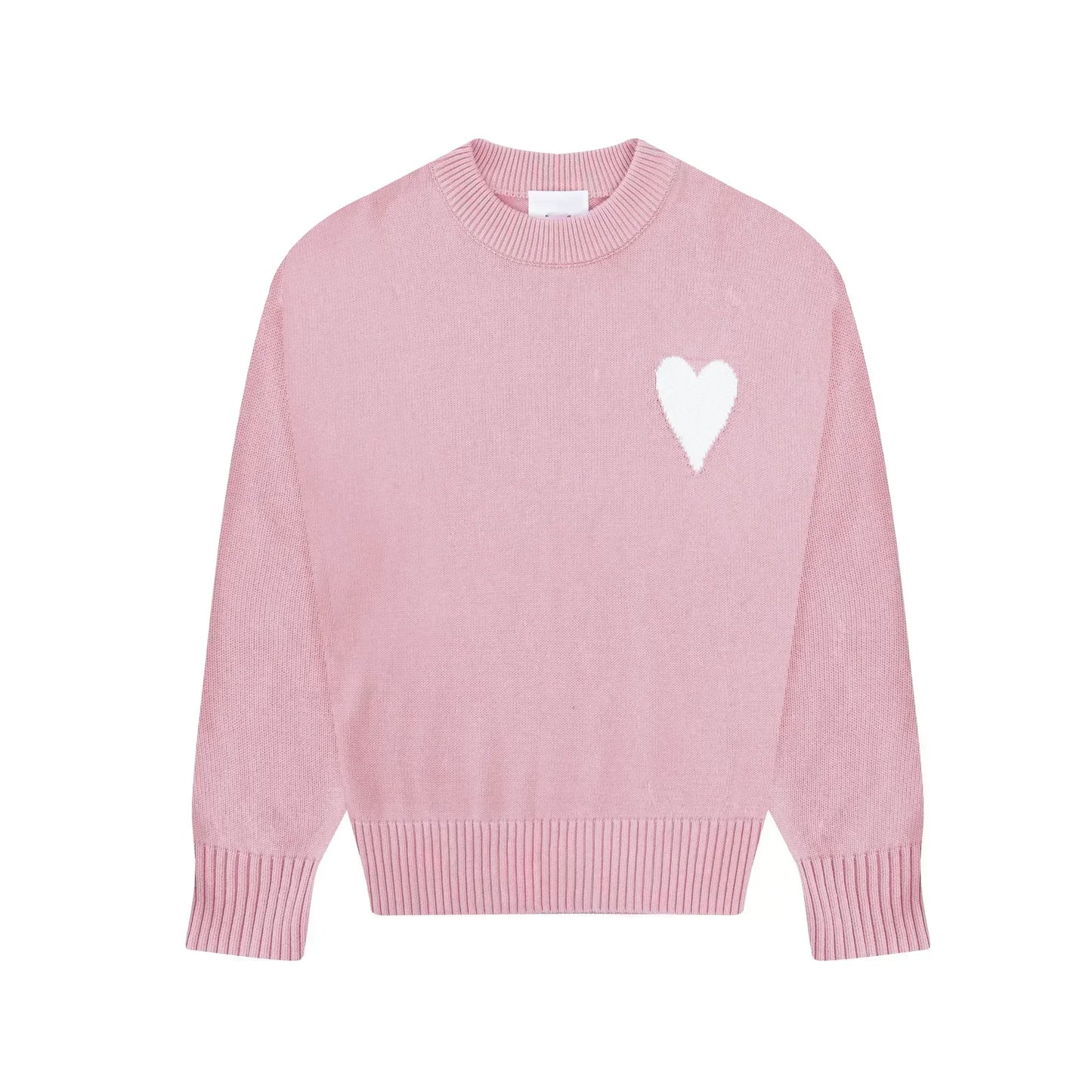 Women's And Men's Clothing Autumn Men's Fashion Sweatshirt A Letter Heart Embroidered Pullover Casual Loose Cotton Sweatshirt