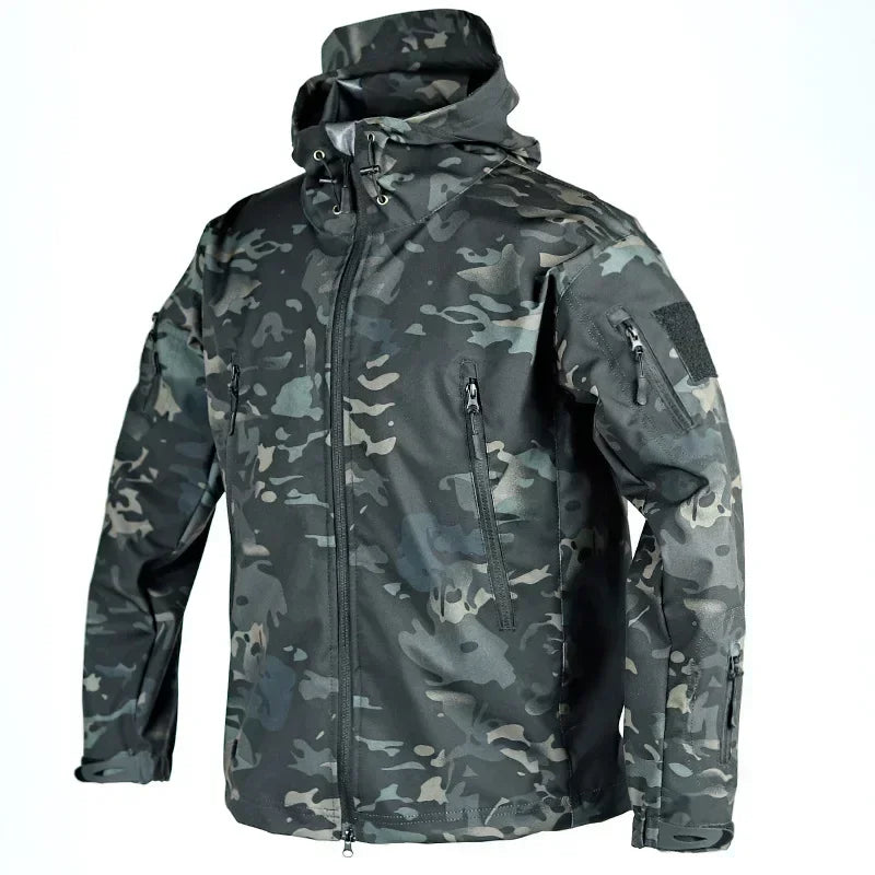 Men's Tactical Outdoor Jacket Army Summer Lightweight Climbing Training Windproof Windbreaker Anti - UV Tear - Resistant Smooth