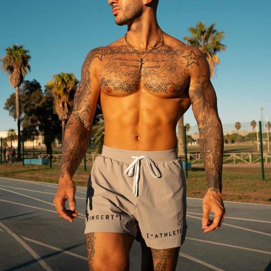 2025 summer Jogging Sweatpants men Running shorts Breathable Fitness sports Single layer  Shorts Men Quick Dry Training Shorts
