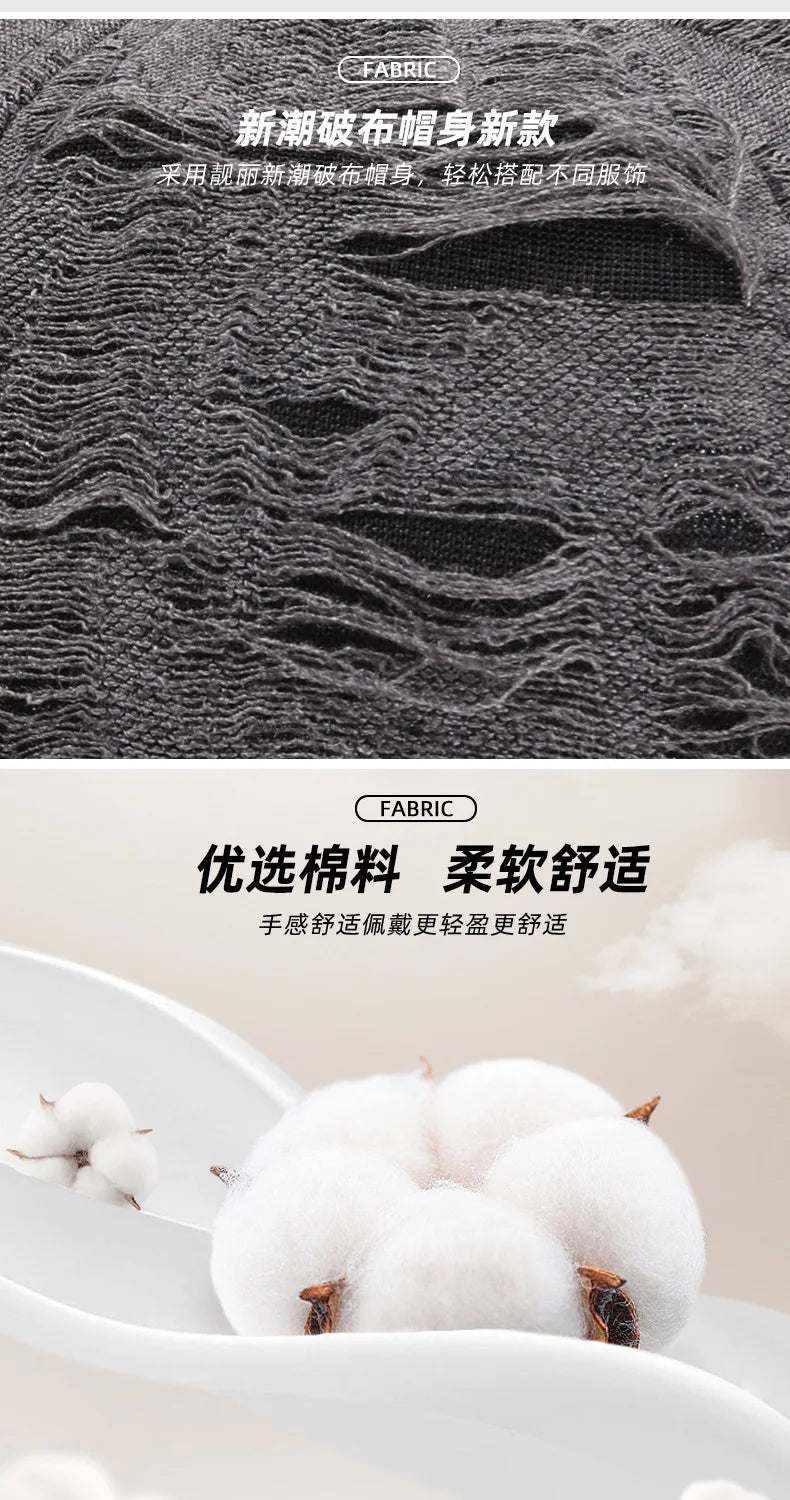 Men's Beanie Cap Knit Hat Boy Skullcap Sailor Cap Cuffs Solid Color Unisex Autumn Warm Cap Korean Version Small Face Cold Hat