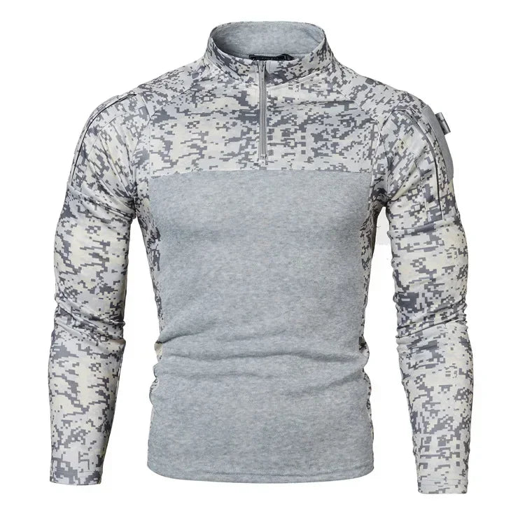 New Pullovers Outdoor Sweatshirt Men Casual Slim Uniform Camouflage Hoodie Clothes Jogging Sweatshirts Long Sleeve Tops