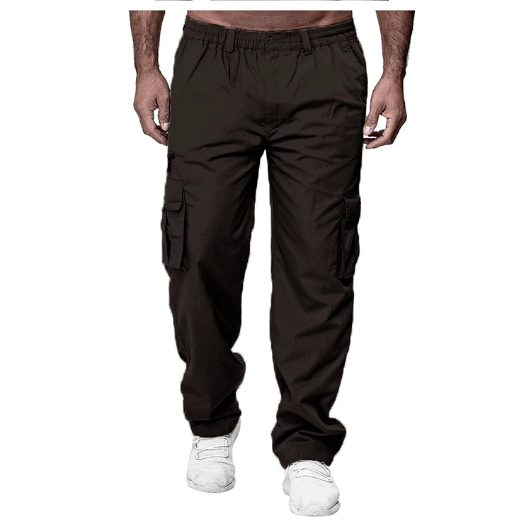 Men's Cargo Pants Casual Multi Pockets Military Tactical Pants Male Outwear Loose Straight slacks Long Trousers Plus size