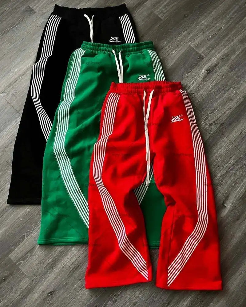Embroidered Gray Slacks With Camouflage Features For Men's Women's Advanced Jogging Drawstring Sweatpants